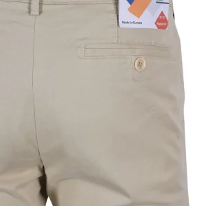 Meyer Roma Lightweight Cotton Trousers Stone