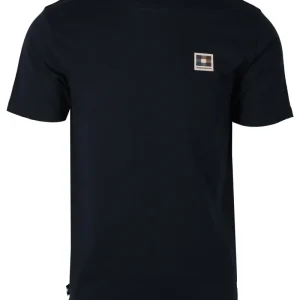 Aquascutum Club Check Patch T-shirt Navy