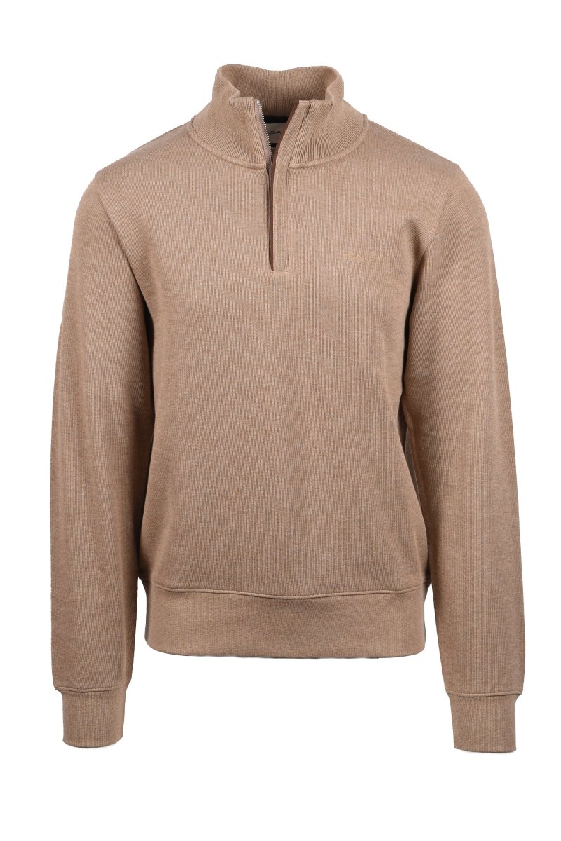Gant D1.sacker Rib Half Zip Khaki Mel