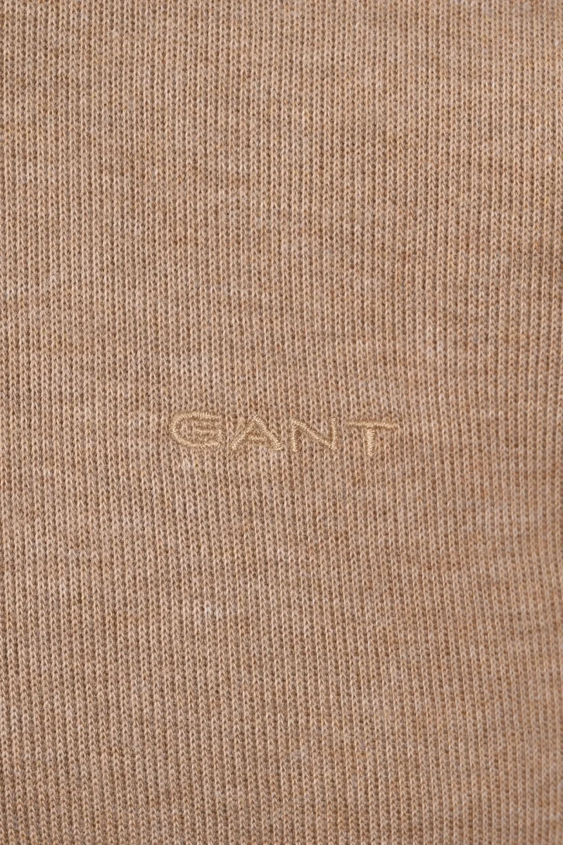 Gant D1.sacker Rib Half Zip Khaki Mel - immagine 3