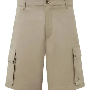 BELSTAFF ROUTE CARGO SHORTS DARK SAND