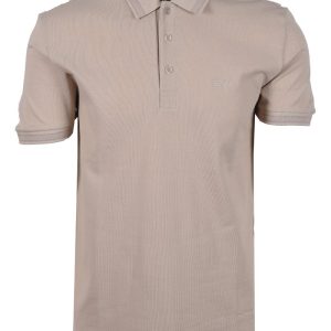 BOSS Green Paddy Polo Shirt Open Beige