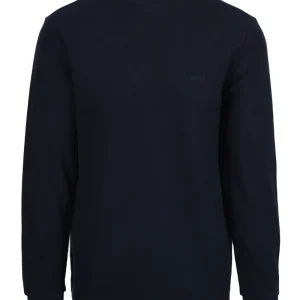 Boss Orange Explorer Long Sleeve T-Shirt Dark Blue